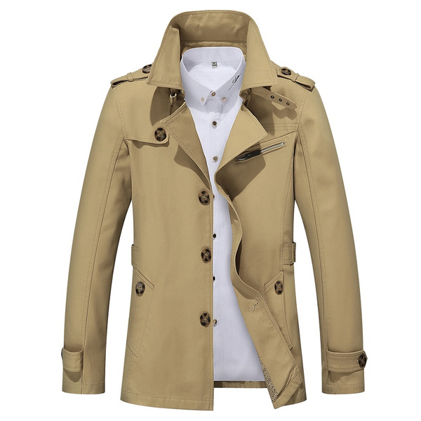 Veste trench coat discount homme