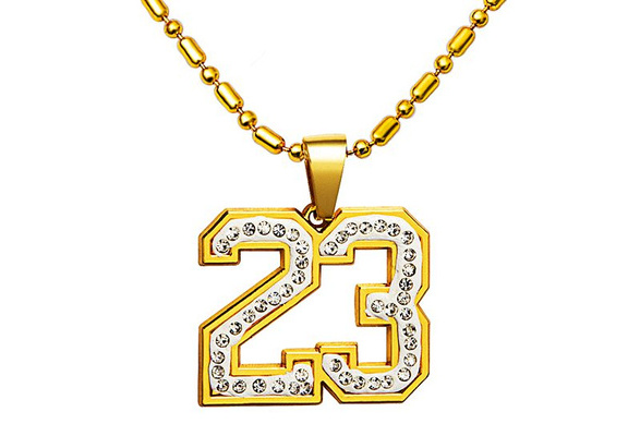 23 gold pendant