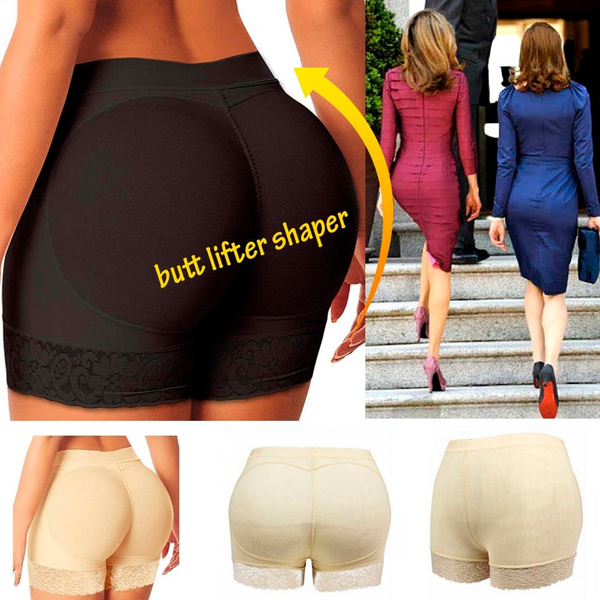 Womens Butt Lifter Hip Enhancer Shaper Boyshort Panties Fake Ass