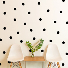 Removable Charm 4CM Polka Dots Round Circle Art Mural Wall Stickers Window Decal