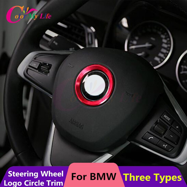 Car Steering Wheel Decoration Circle Cover Sticker For BMW E60 E36 E39 E46 X1 