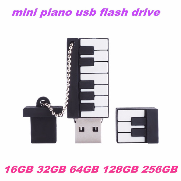 Mini Usb Flash 16GB 32GB 64GB 256GB Electronic Keyboard Usb Stick Cartoon Memory Stick Music Flash Drive Cartoon Gift | Wish