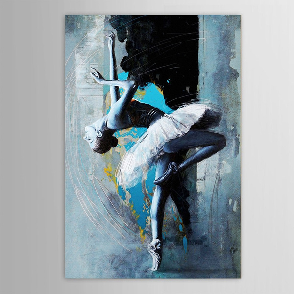 Modern Black Ballet Dancer Silhouette Beauty Girl Art Print Poster Wall Picture Canvas Painting Ballerina Home D¨¦cor | Wish