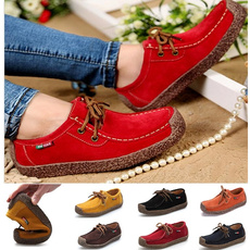 genuine leather women's shoes