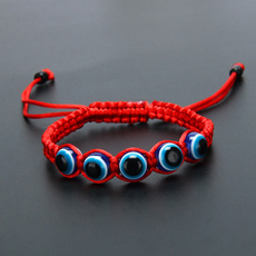 Hand Made Red String Evil Eye Bracelets Kabbalah Blue Evil Eye Good Lucky Bracelet Unisex Man Women Fashion Jewelry