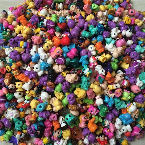 50Pcs Hard 22mm Assemble Girl SQUINKIES Toys Mixed in Random Send With Double 
