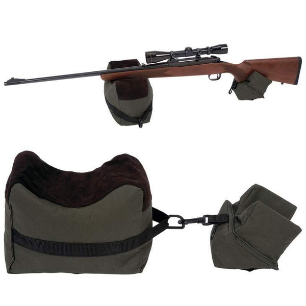 Details about   Portable Shooting Bench-Rest Bag Rifle Target Stand for Hunting Gun Outdoor 
