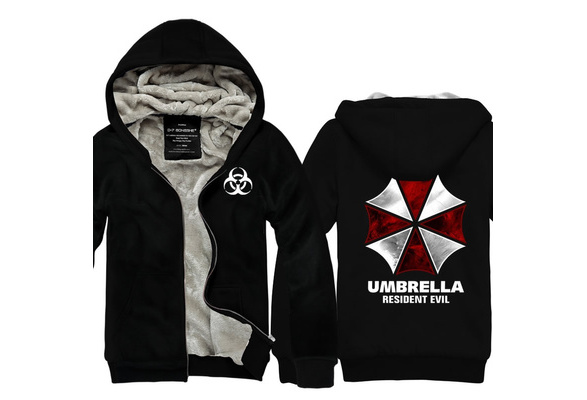 5 Biohazard Umbrella Corporation Resident Evil Kapuzenjacke Sweater Schwarz Top