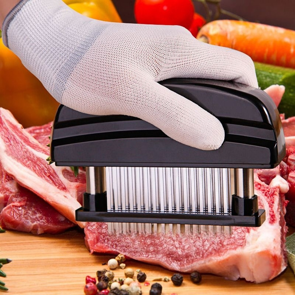 Professional Meat Tenderizer Needle Stainless Steel Meat Tenderizer with 48  Blades Kitchen Cooking Tools Accessories ZHH1785/e1