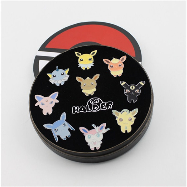 Shiny Eevee Pin Badge – Cup of Cards