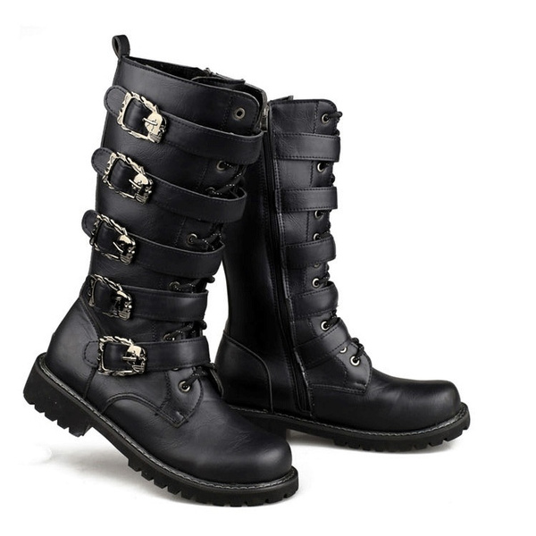 punk boots male