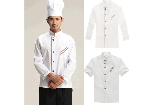 Click to Buy << Hotel Uniform Chef Wear Long Sleeved Dining Restaurant  Clothes Kitchen Fixtures Work Clothe…