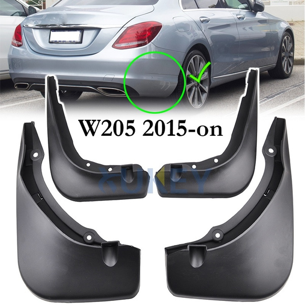 MOERTIFEI Car Mudguard Fender Mud Flaps Splash Guard Compatible With 2020 2021 2022 Mercedes-Benz GLC 300 AMG-Line/AMG GLC 43 (Models With Running Boards