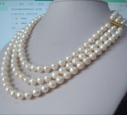 pearls, Natural, Jewelry, Necklace