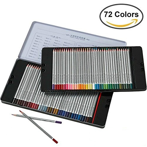 72-color Colored Pencils For Adults Coloring Books, Soft Core