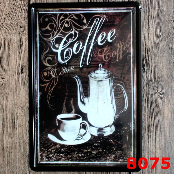 plaque métal vintage Café ESPRESSO