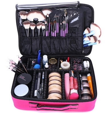 Frisør taxa melodramatiske Makeup Bag Organizer Professional Makeup Box Artist Larger Bags Cute  Suitcase Makeup Boxes Travel Cosmetic Pouch Handbag Small | Wish