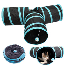 Funny, cattoy, cattunnel, Pets