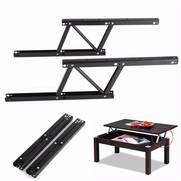 1 Pair Lift Up Top Coffee Table Lifting Frame Mechanism Spring Hinge Hardware Diy Wish - Lift Up Top Coffee Table Diy Hardware