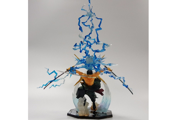 One Piece Action Figure Roronoa Zoro With Flash Aura Ashura 170mm Collectible Model Toy Anime One Piece Diy Zoro Figure Toys Wish