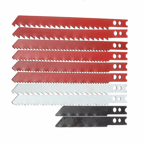 10pcs Jigsaw Blades Set for Black and Decker Jig Saw Metal Plastic