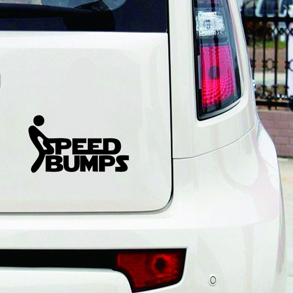 Windscreen Decal I Hate Speedbumps Car Sticker Lowered Stance 17 Colours 550mm 