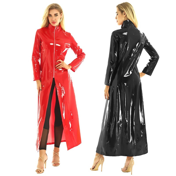 pvc coat dress