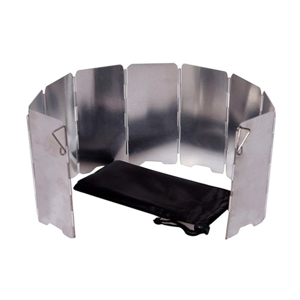 Picnic Wind Guard Cookware Cookout Stove Outdoor Supplies Foldable Wind h3