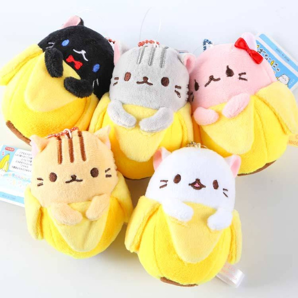 bananya plush keychain