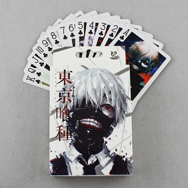 HOSYO® Party game deck card poker anime characters playing cards poker  (Size: M, Color: White) (Color: White) | Wish
