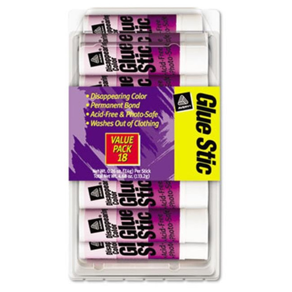 Avery Purple Application Permanent Glue Stic, 1.27 oz, Stick