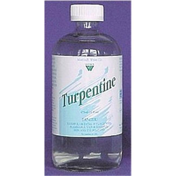 Art Supplies 1692 Turpentine Pure Gum Spirits - 8 Oz.