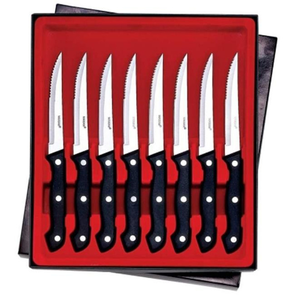 Maxam 8 Piece Serrated Steak Knife Set, 1 - Foods Co.