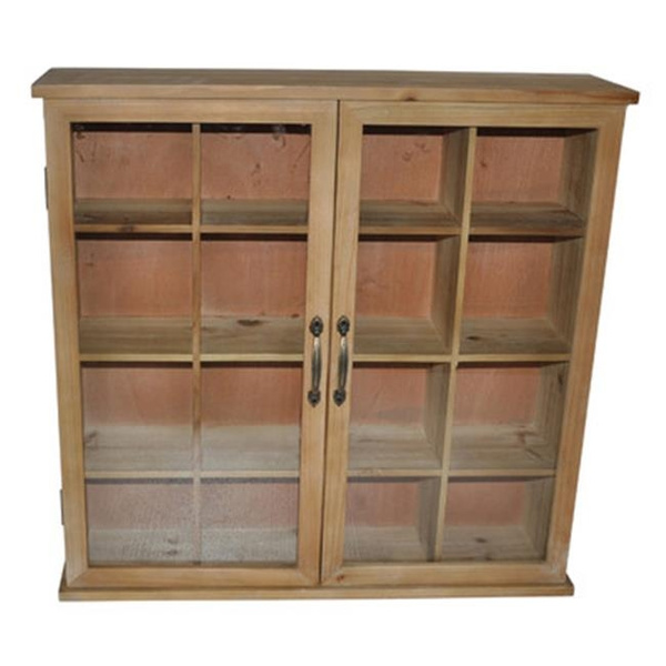 Cheungs Wood Hanging Storage Cabinet with Glass Doors