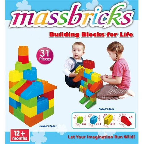 massbricks jumbo plastic building blocks