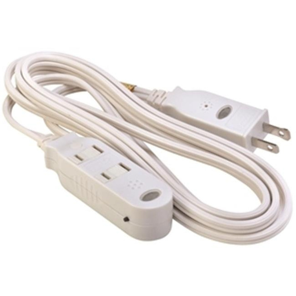 Coleman Cable Inc. 418518820 Extension Cord Safety White - 6 ft. | Wish