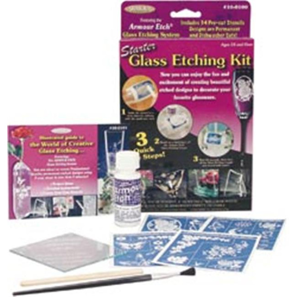 Starter Glass Etching Kit -  - Glass Etching Supplies
