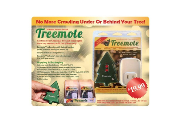 Treemote Remote Switch, 8H x 6W x 2 1/4D, Green, MTGJ-777