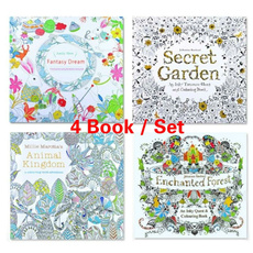 secretgarden, Garden, artpaintingbook, Puzzle