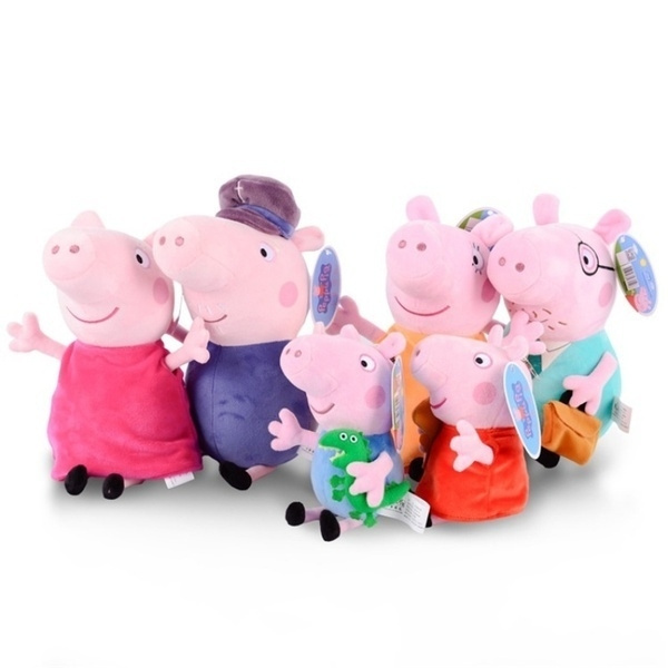 Wintertian New Fashion Home Accessories Cartoon Baby Plush Toys Peppa Pig  Family Stuffed Plush Doll Peppa Pig Sister George Mama Papa Grandma Grandpa  Pig Wintertian@JXX2420 Xmas Gifts Wintertian | Wish