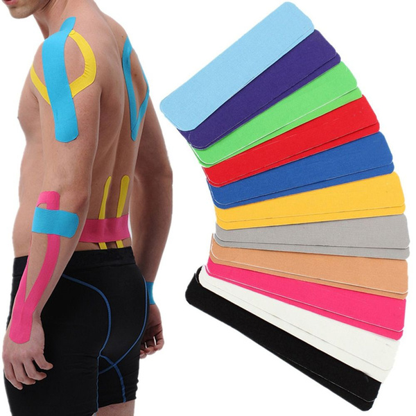 Adhesive Safety Pain Strips Relax Sports Muscles Care Relief Physio Health  Flexible Supports Massage Therapeutic Tape Bandage Elastic Tape