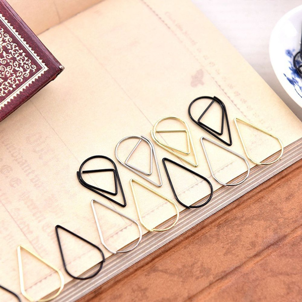 Clips Memo Bookmark Paperclip Bookmarks Metal Bookmarks Bookmark Bookends 