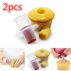 2PCS Fashion Kitchen Creative Cupcake Corer Plunger Cutter Pastry Decorating