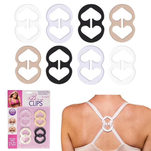20 Set Bra Buckle Clips Adjustable Back Strap Holder Belt Clip Cleavage 25mm 20 Set Bra Buckle Clips Adjustable Back Strap Holder Belt Clip Cleavage 25mm