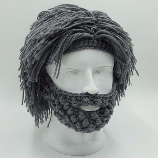 Stylish Winter Warm Beard Hat Barbarian 
