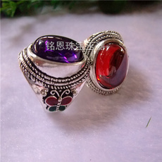 Antique, cloisonne, Jewelry, Silver Ring