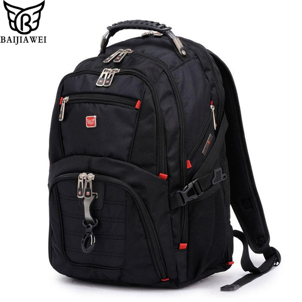 baijiawei men and women laptop backpack mochila masculina 15 inch backpacks luggage men s travel bags male large capacity bag wish