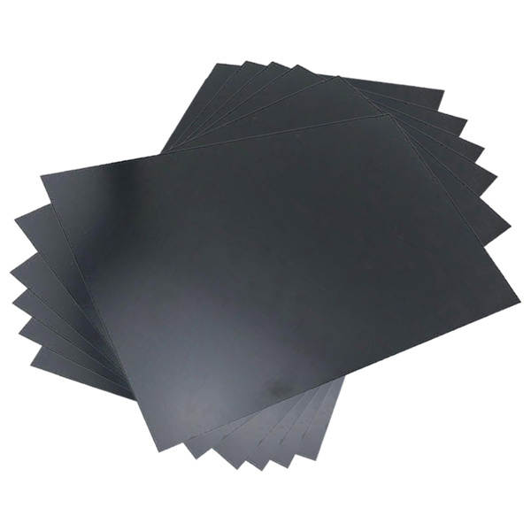 1 pcs ABS Styrene Plastic Flat Sheet Plate 1mm x 200mm x 300mm Black 