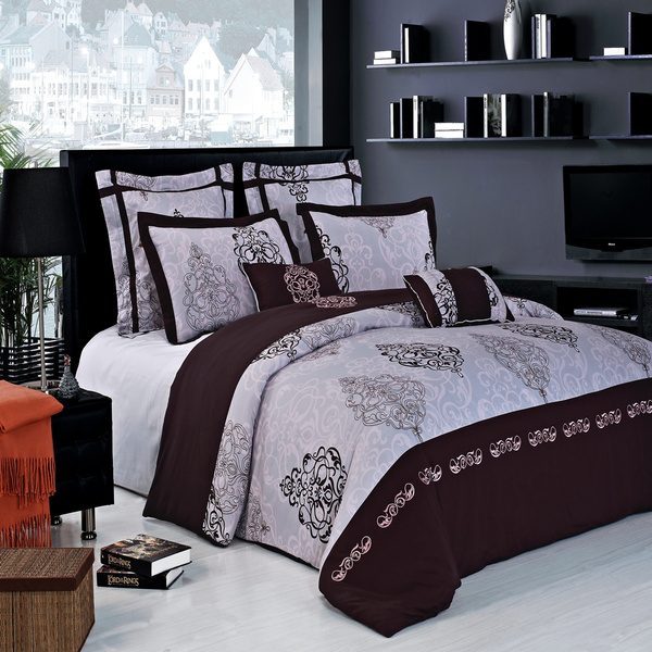 Royal Hotel Bedding Gizelle 7PC Jacquard Duvet Cover Set | Wish