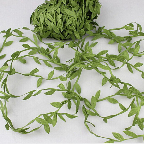 20m DIY Garland Accessory For Home Decoration Artificial Green Leaves Rattan 